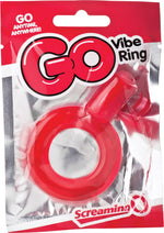 Load image into Gallery viewer, Go Vibe Ring Disposable Cock Ring - Red
