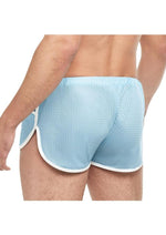 Load image into Gallery viewer, Goal Line Side Split Mesh Booty Shorts