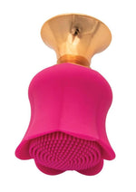 Load image into Gallery viewer, Goddess Diamond Bloom Rechargeable Silicone Massager - Fushcia
