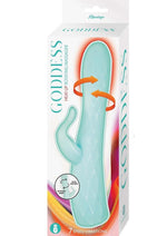 Load image into Gallery viewer, Goddess Heat Up Rotating Rechargeable Silicone Massager - Aqua