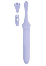 Load image into Gallery viewer, Goddess Lavender Elegance Rechargeable Silicone Dual End Massager