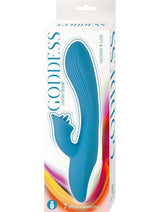 Load image into Gallery viewer, Goddess Lavish Desire Rechargeable Silicone Vibrator - Blue
