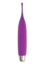 Load image into Gallery viewer, Goddess On The Spot Rechargeable Silicone Massager - Purple