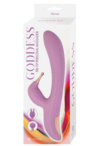 Load image into Gallery viewer, Goddess Tri-Tip Rechargeable Silicone Personal Vibrator - Lavender/Purple
