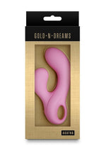 Load image into Gallery viewer, Gold-N-Dreams Agatha Rechargeable Silicone Rabbit Vibrator - Pink
