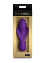 Load image into Gallery viewer, Gold-N-Dreams Millie Rechargeable Silicone Vibrator - Purple
