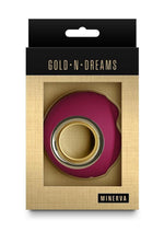 Load image into Gallery viewer, Gold-N-Dreams Minerva Rechargeable Silicone Vibrator - Gold/Magenta/Purple
