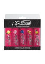Load image into Gallery viewer, Goodhead Oral Delight Gel Assorted - 1oz - 5 Pack
