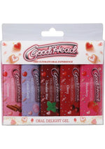 Load image into Gallery viewer, Goodhead Oral Delight Gel Assorted Flavors - 1oz - 5 Pack
