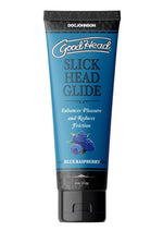 Load image into Gallery viewer, Goodhead Slick Head Glide Water Based Flavored Lubricant Blue Raspberry - 4oz - Bulk
