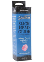 Load image into Gallery viewer, Goodhead Slick Head Glide Water Based Flavored Lubricant Cotton Candy - 4oz
