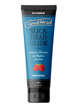 Load image into Gallery viewer, Goodhead Slick Head Glide Water Based Flavored Lubricant Strawberry - 4oz
