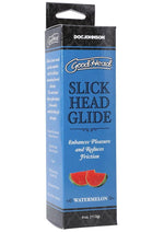 Load image into Gallery viewer, Goodhead Slick Head Glide Water Based Flavored Lubricant Watermelon - 4oz
