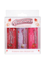 Load image into Gallery viewer, Goodhead Warming Oral Delight Gel Assorted Flavors - 2oz - 3 Pack

