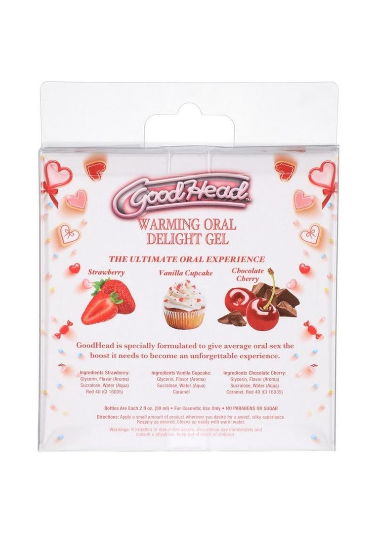 Goodhead Warming Oral Delight Gel Assorted Flavors