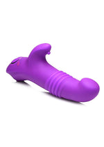 Load image into Gallery viewer, Gossip Blasters 10x Rechargeable Silicone Thrusting Rabbit Vibrator - Violet