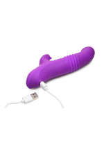 Load image into Gallery viewer, Gossip Blasters 10x Rechargeable Silicone Thrusting Rabbit Vibrator