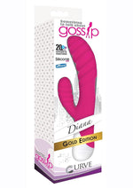 Load image into Gallery viewer, Gossip Diana 20x Rippled Silicone Rabbit Vibrator - Pink
