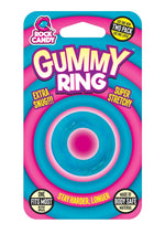 Load image into Gallery viewer, Gummy Cock Ring - Blue - One Size
