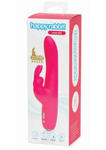 Load image into Gallery viewer, Happy Rabbit Slimline Curve Silicone Rabbit Vibrator - Pink
