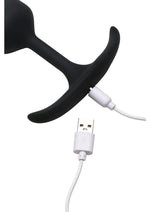 Load image into Gallery viewer, Heavy Hitters Vibrating Weighted Rechargeable Silicone Anal Plug