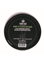Load image into Gallery viewer, Hemp Seed 3-In-1 Holiday Candle Baby It's Cold Outside 6oz / 170g