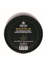 Load image into Gallery viewer, Hemp Seed 3-In-1 Holiday Candle Wood On The Fire 6oz / 170g