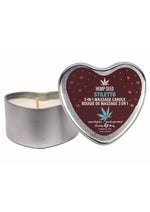 Load image into Gallery viewer, Hemp Seed 3-In-1 Valentines 2025 Massage Candle Stiletto - 4.7oz
