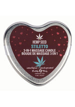 Load image into Gallery viewer, Hemp Seed 3-In-1 Valentines 2025 Massage Candle Stiletto - 4.7oz
