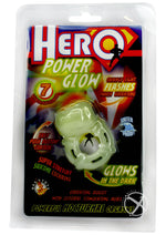 Load image into Gallery viewer, Hero Power Glow Glow In The Dark Vibrating Silicone Cock Ring - Glow - Glow In The Dark/Green
