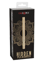 Load image into Gallery viewer, Hidden Pleasures Rechargeable Bullet Vibrator - Gold
