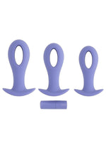 Load image into Gallery viewer, Hole Punch Rechargeable Silicone Plug - Purple - Set
