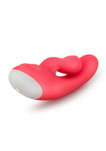 Load image into Gallery viewer, Hop Trix Rechargeable Silicone Rabbit Vibrator- Cerise
