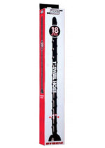 Load image into Gallery viewer, Hosed Swirl Hose 1in - 18in Long - Black