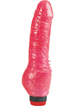 Load image into Gallery viewer, Hot Pinks Cliterrific Vibrating Dildo - Pink - 8in
