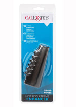 Load image into Gallery viewer, Hot Rod Xtreme Enhancer Penis Sleeve with Tiered Ridges - Smoke
