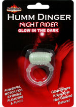 Load image into Gallery viewer, Humm Dinger Night Rider Vibrating Cockring - Glow In The Dark
