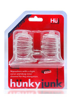 Load image into Gallery viewer, Hunkyjunk Elong Wide Base Nipsuckers - Clear
