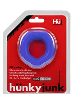 Load image into Gallery viewer, Hunkyjunk Fit Silicone Cock Ring - Blue
