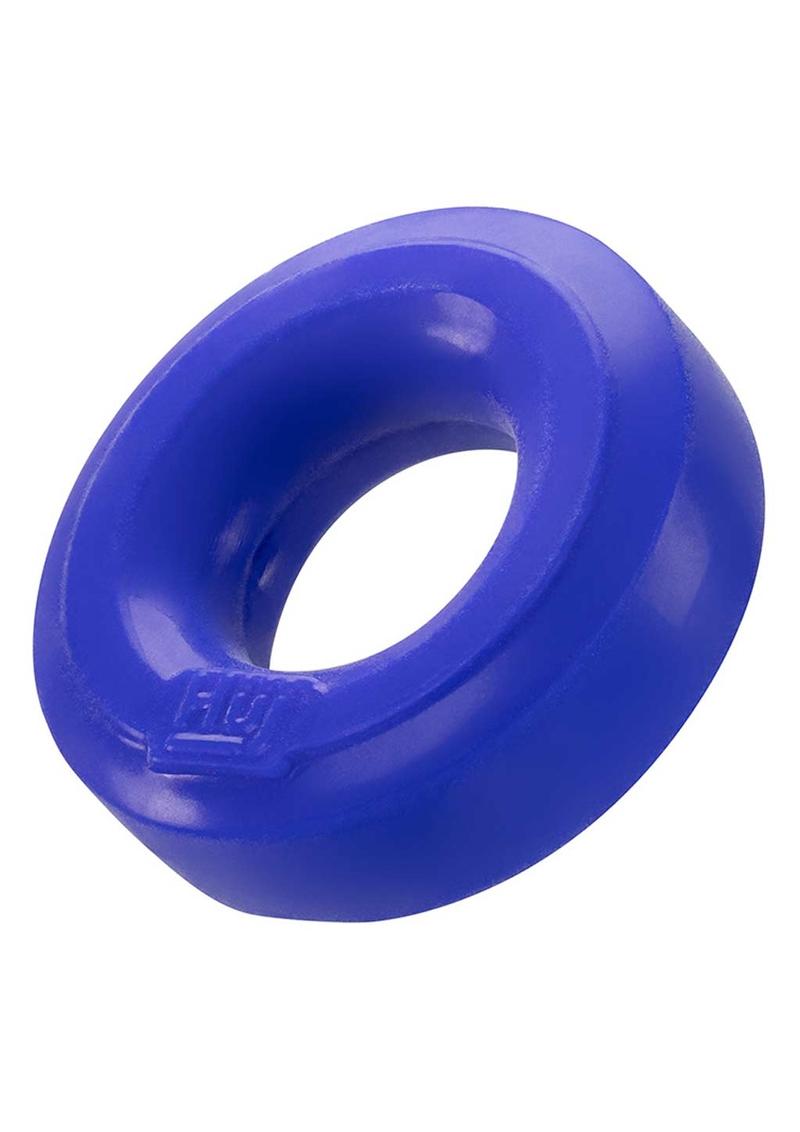 Hunkyjunk Huj Silicone Cock Ring - Blue