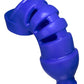 Hunkyjunk Lockdown Silicone Chastity Cage - Blue