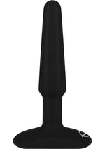 Load image into Gallery viewer, Hustler All About Anal Seamless Silicone Butt Plug - Black - 4in