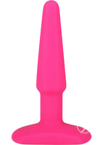 Load image into Gallery viewer, Hustler All About Anal Seamless Silicone Butt Plug - Pink - 4in