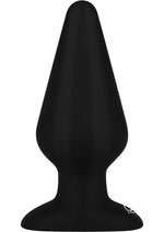 Load image into Gallery viewer, Hustler All About Anal Seamless Silicone Butt Plug - Black - 6in