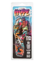 Load image into Gallery viewer, Hype Dual Stim Rechargeable Silicone Rabbit Vibrator - Multicolor

