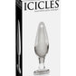 Icicles No. 26 Glass Anal Plug - Clear