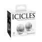 Icicles No. 42 Glass Ben-Wa Balls - Clear - Medium