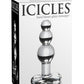 Icicles No. 47 Beaded Glass Anal Plug - Clear