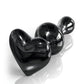 Icicles No 74 Beaded Heart Shaped Glass Anal Plug