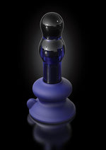 Load image into Gallery viewer, Icicles No. 83 Rechargeable Glass Plug with Remote Control - Blue